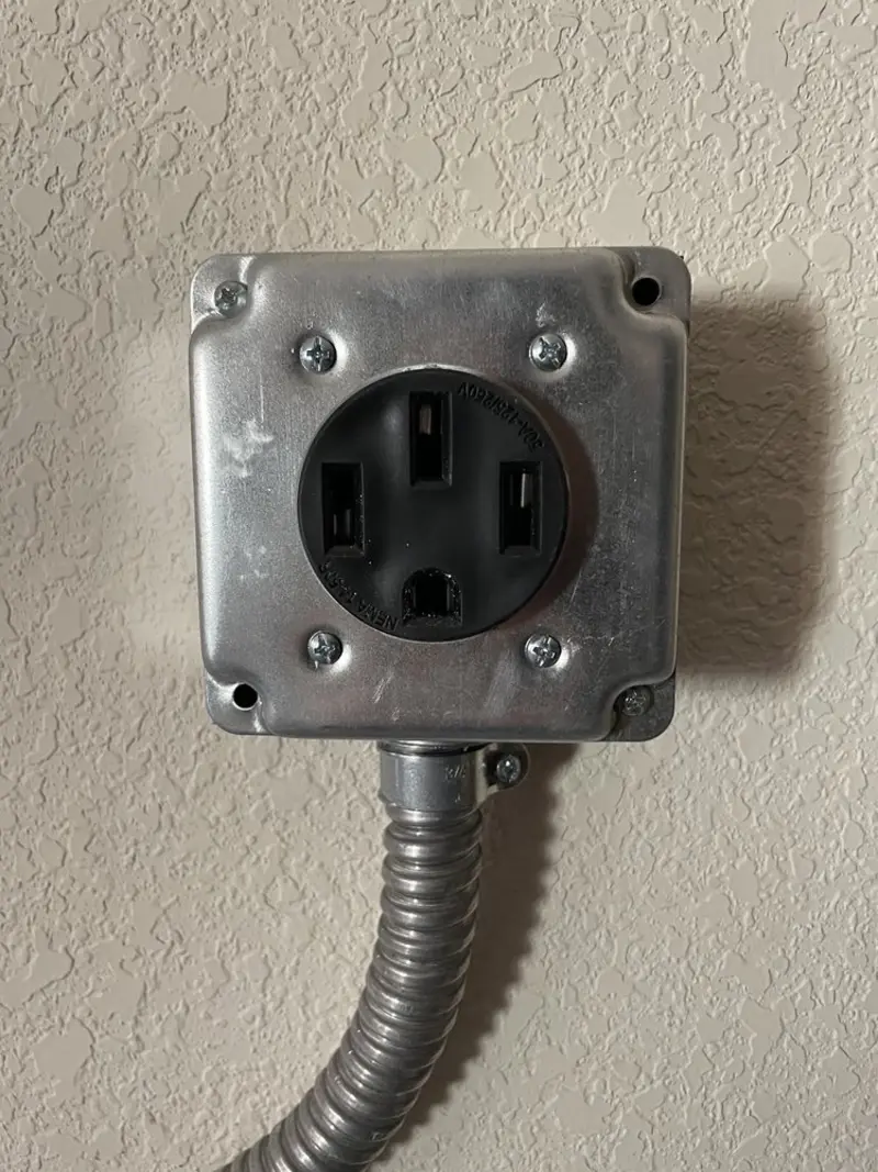 NEMA 14-50 outlet installed for Smart Home Electrical in Moses Lake North